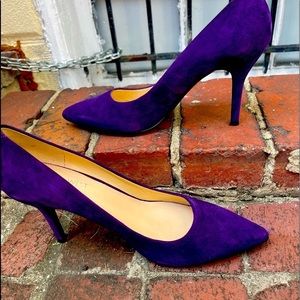 Nine West Suede Pump, Purple